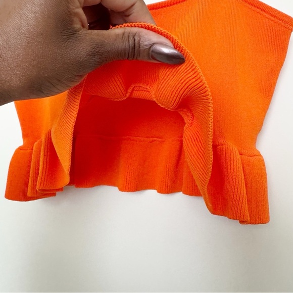 Orange cropped Top - Picture 8 of 10